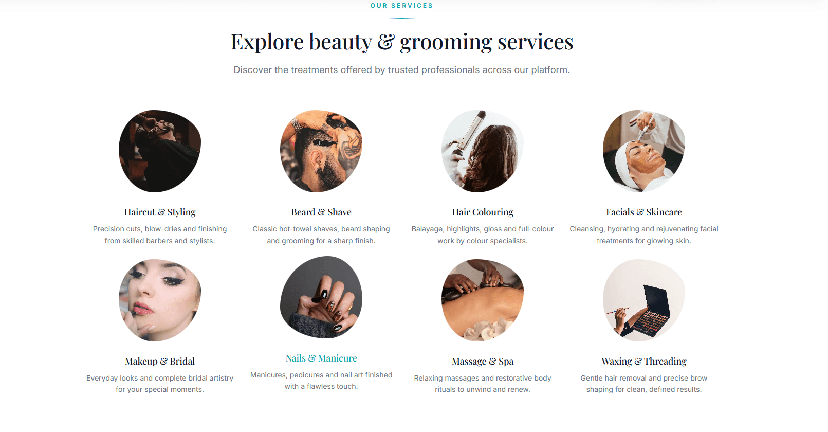 Explore beauty & grooming services