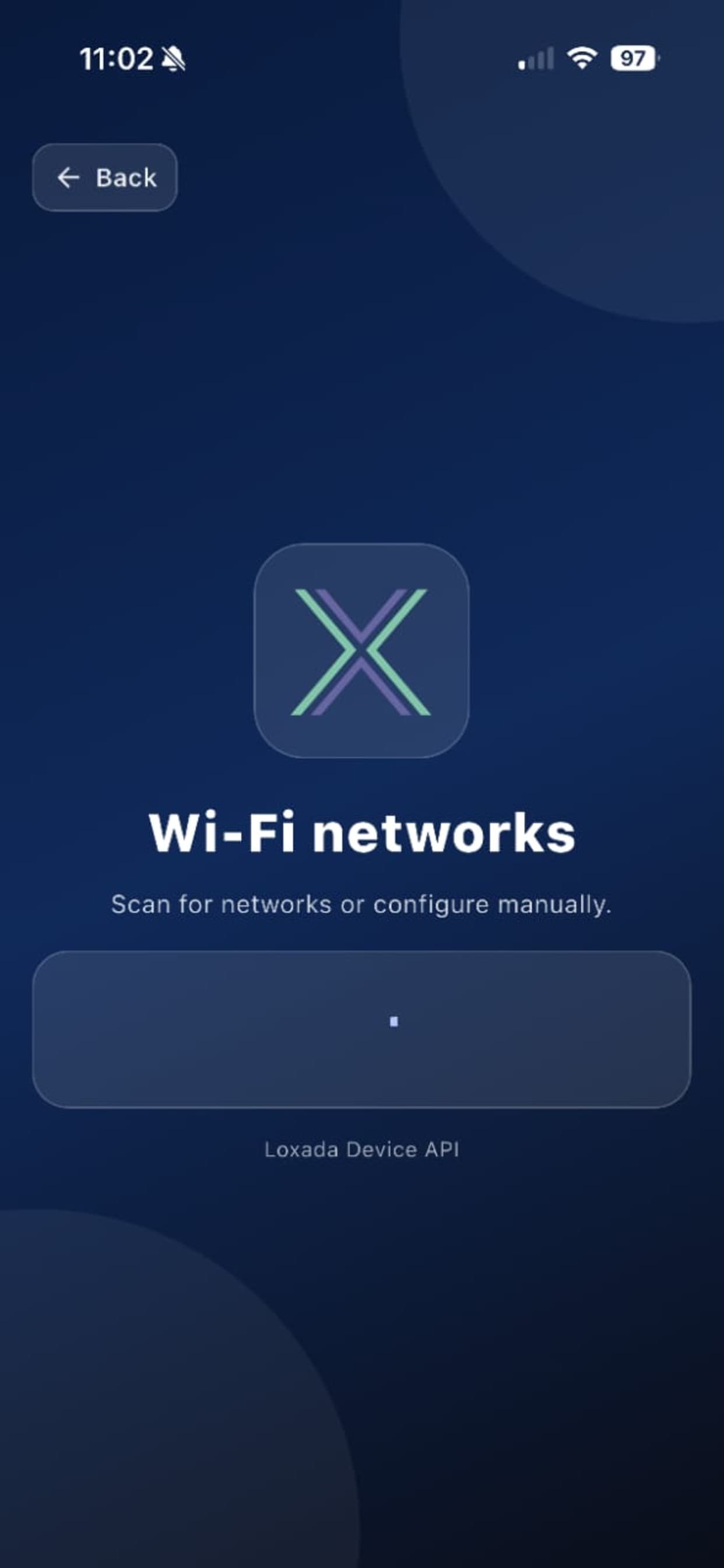 Wi-Fi networks — scan the air or configure manually